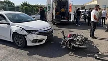 Siirt'te Otomobil-Motosiklet Kazası