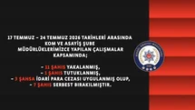 Bingöl'de 11 Şüpheli Yakalandı