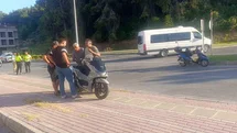 Manavgat'ta Motosiklet Kazası