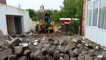 Kırıkkale'de Fırtına Minareyi Yıktı