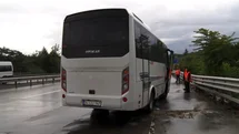 Eyüpsultan'da Servis Aracı Kazası