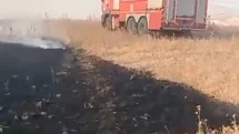 Batman'da Anız Yangını Kontrol Altına Alındı