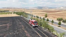 Adıyaman'da Anız Yangını Kontrol Altına Alındı