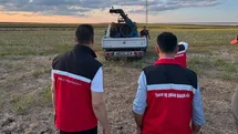 Çekirge üreme alanları ilaçlandı