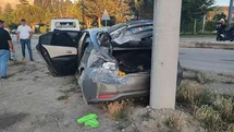 Isparta'da Takla Atan Araçta Yaralılar Var