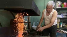 Sivas'ta Sıcaklarda Bıçak Üretimi