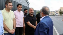 Talas'ta Camii İnşaatı Devam Ediyor