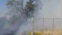 Siirt'te Evin Bahçesinde Yangın Çıktı