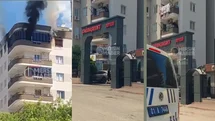 Adana’da Korkutan Yangın: İtfaiye Dar Sokak ve Park Eden Araçlar Yüzünden Siteye Giremedi