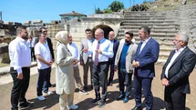 Düzce'de Sayan Kaya'nın Ziyareti