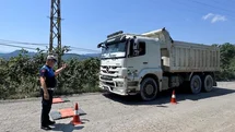 Ordu'da Ağır Araç Denetimi Gerçekleşti