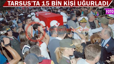 Mersin Şehidini Uğurladı