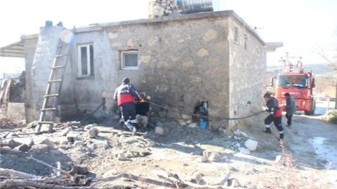 Gülnar'daki Yangında 10 Küçük Baş Hayvan Yanarak Telef Oldu