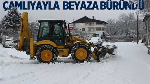 Çamlıyayla'da Kar Yağışı