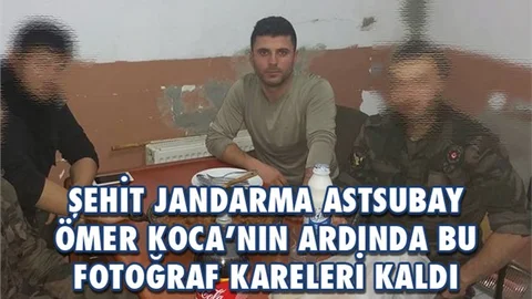 Mersinli Şehit Astsubay Ömer Koca'nın Fotoğrafları, Geriye Bu Kareler Kaldı