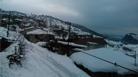 Mersin'de Kar Fotoğrafları 2016 Aralık