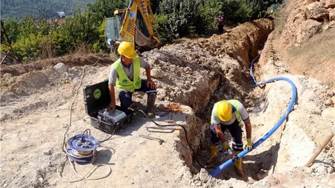 Değirmendere Mahallesinin İçmesuyu Şebekesi Yenilendi