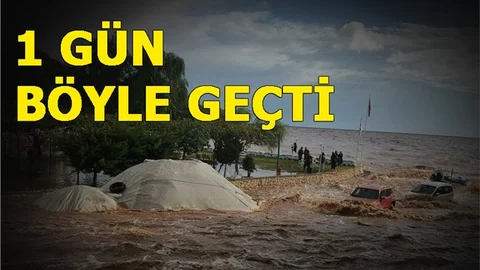 Mersin'de 5 Kasım Pazar Günü Yaşanan Sel'e Ait Fotoğraflar