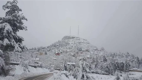 Çamlıyayla Kar Fotoğrafları
