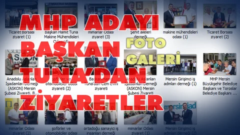 MHP Mersin Büyükşehir Belediye Başkan Adayı Hamit Tuna Ziyaretlerini Sürdürüyor