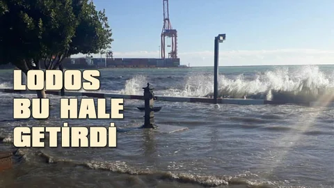 Mersin'de Merkezde Deniz Seviyesi Yaklaşık 1 Buçuk Metre Yükseldi