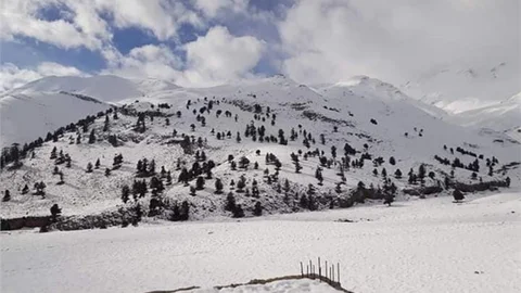 Elmalı Boğazı Kar Fotoğrafları