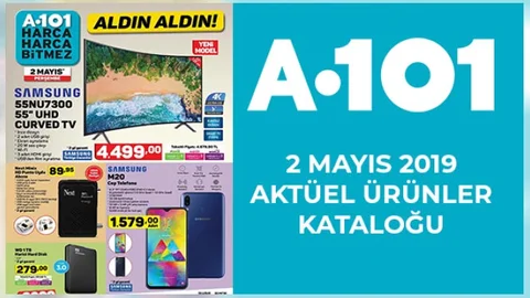 A101 Aktüel 2 Mayıs 2019 Kataloğu