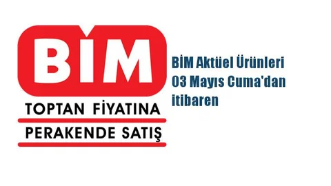 BİM Aktüel Ürünleri 03 Mayıs Cuma'dan itibaren