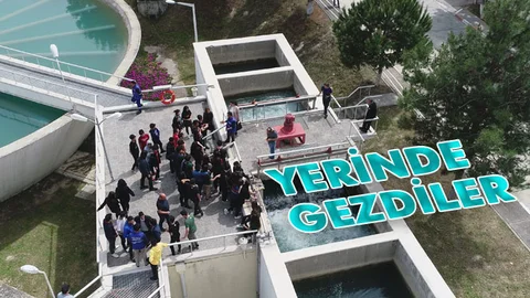 Öğrenciler Berdan İçmesuyu Arıtma Tesisini Ziyaret Etti