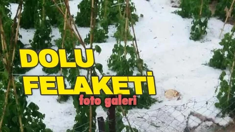 İşte Mersin’de Yaşanan Dolu Afetini Gözler Önüne Seren Fotoğraflar