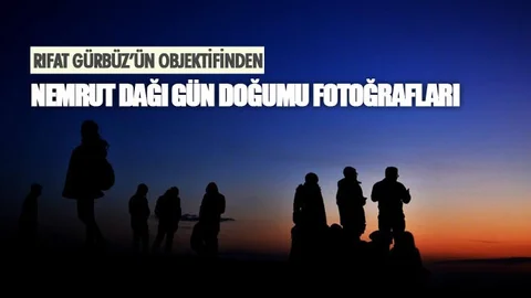 Nemrut’ta Gün Doğumu Fotoğrafları Rıfat Gürbüz’ün Objektifinden
