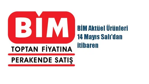 BİM Aktüel Ürünleri 14 Mayıs Salı'dan itibaren