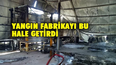 D 400 Karayolu Bağlarbaşı Kavşağındaki Strafor Fabrikasındaki Yangından Fotoğraflar