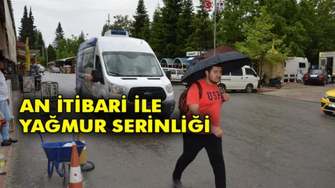 An İtibariyle Mersin Çamlıyayla'da Yağmur Serinliği