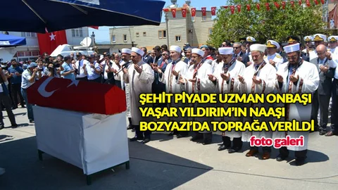 Mersinli Şehidin Cenazesi Bozyazı'da Toprağa Verildi