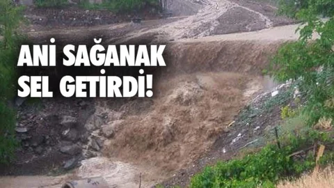 Ani Sağanak Yağış Sel Getirdi