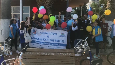 İl Emniyetten Sosyal Uyum ve Gençlik Katılımı Projesi İle Bisiklet Etkinliği