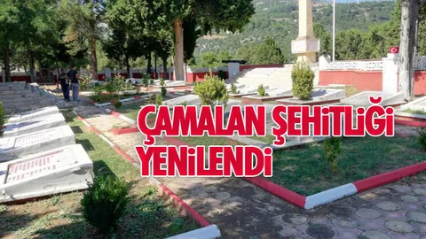 Çamalan Şehitliği Yenilendi