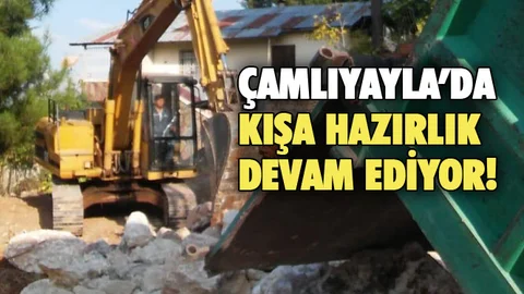 Mersin Çamlıyayla Atdağı’ndaki Yolların Bakım ve Onarımı Yapılıyor