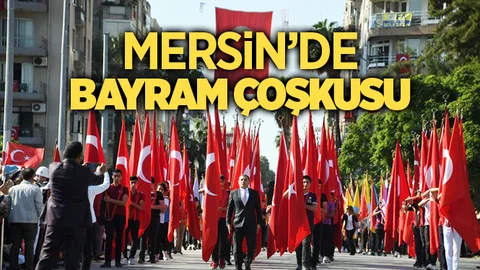 Mersin'de Cumhuriyet Bayramı Coşkusu