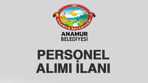 Anamur Belediyesi Personel Alım İlanı