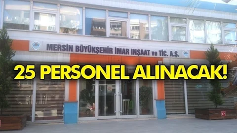 Büyükşehir İmar A.Ş 25 Personel Alıyor!