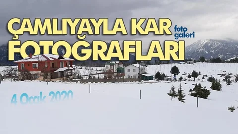4 Ocak 2020 Çamlıyayla Kar Fotoğrafları! Çamlıyayla'da Kar Durumu
