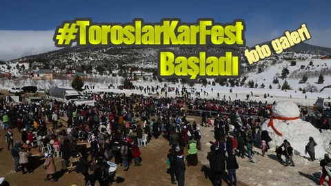 Toroslar Kar Festivali 1 Şubat Cumartesi Günü Başladı!