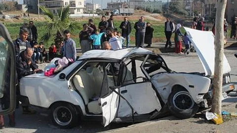 Mersin'de trafik kazası: 8 yaralı