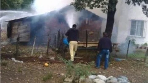 Kurbanlık Keçiler Yanmaktan Son Anda Kurtuldu