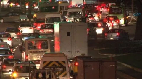 Ve bayram trafiği başladı!!