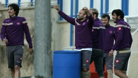 Osmanlıspor FK'da neşeli antrenman!