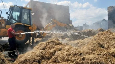 Gümüşhane'de Yangın