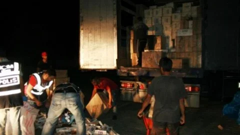 Iğdır'da Gümrük Kaçağı 534 Bin Paket Sigara Ele Geçirildi